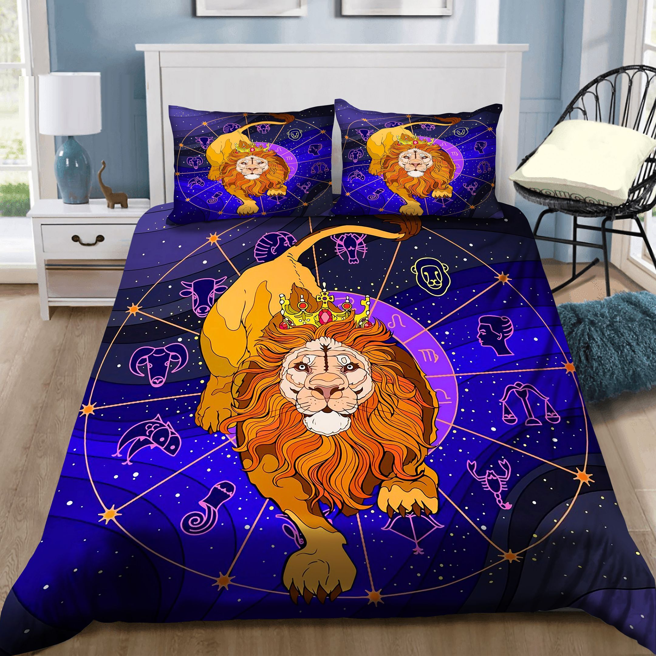 Zodiac Lion Bedding Set