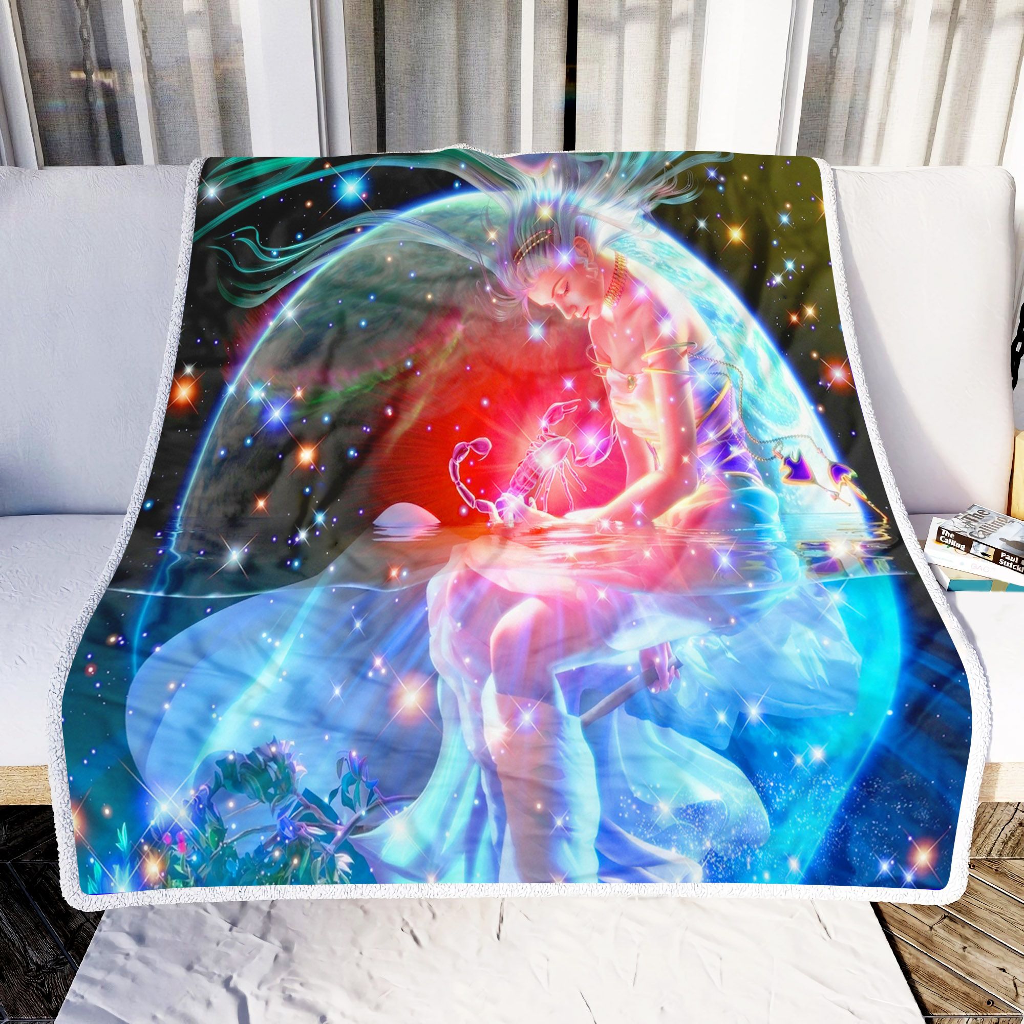 Zodiac Scorpio Fleece Blanket