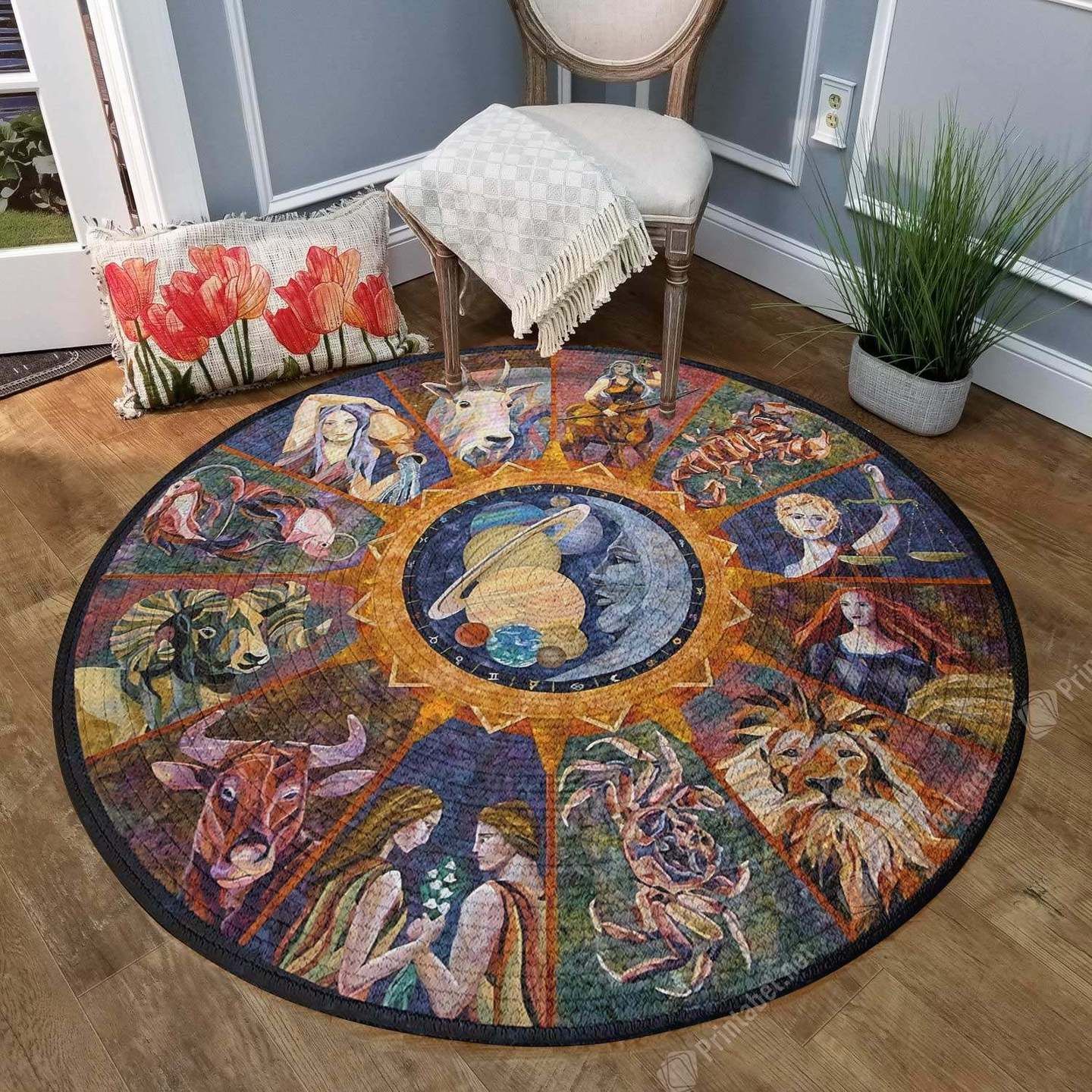 Zodiacy Round Carpet