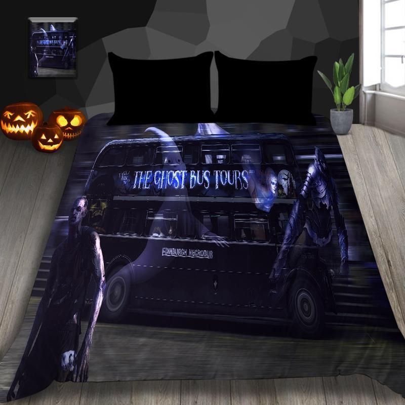 Zombie Death Bus Gloomy Printed Bedding Set